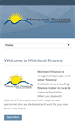 Mobile Screenshot of mainlandfinance.com.au